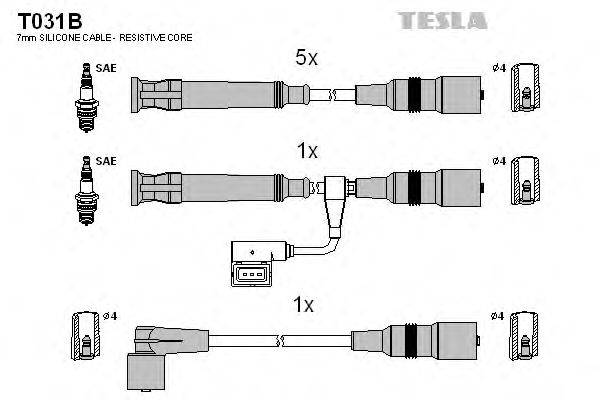 Провода зажигания TESLA T031B