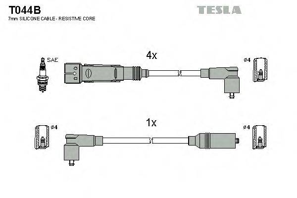 Провода зажигания TESLA T044B