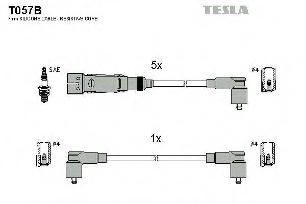 Провода зажигания TESLA T057B