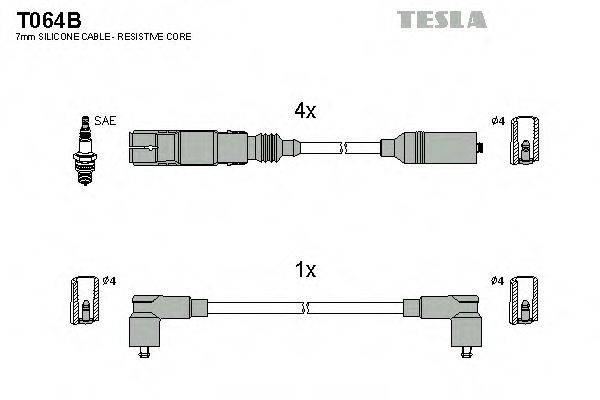 Провода зажигания TESLA T064B