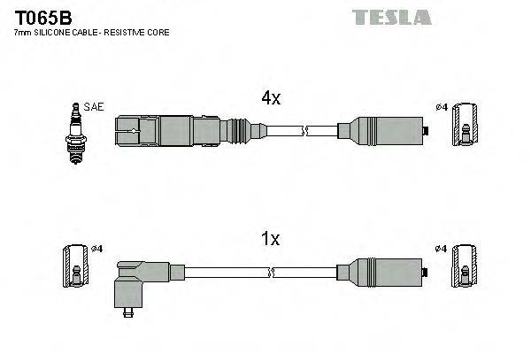 Провода зажигания TESLA T065B