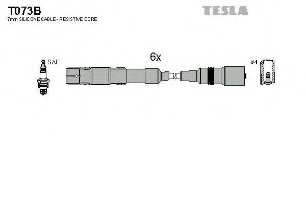 Провода зажигания TESLA T073B