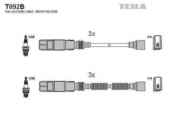 Провода зажигания TESLA T092B