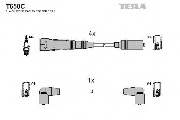 Провода зажигания TESLA T650C
