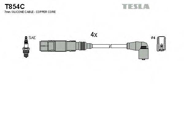 Провода зажигания TESLA T854C