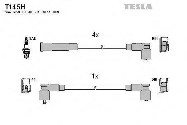 Провода зажигания TESLA T145H