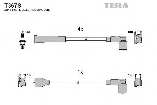 Провода зажигания TESLA T367S