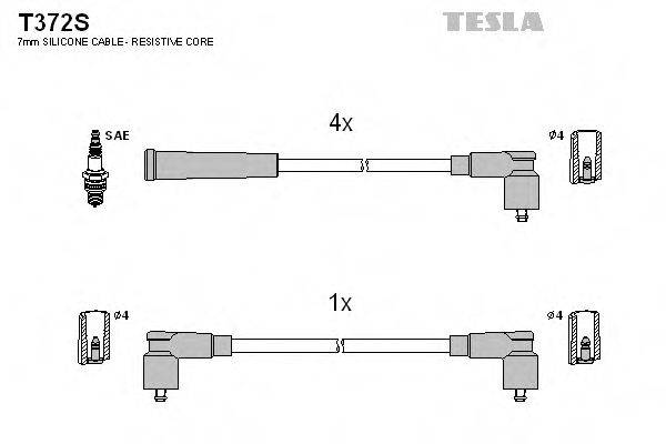 Провода зажигания TESLA T372S