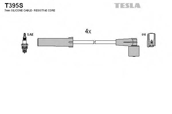 Провода зажигания TESLA T395S