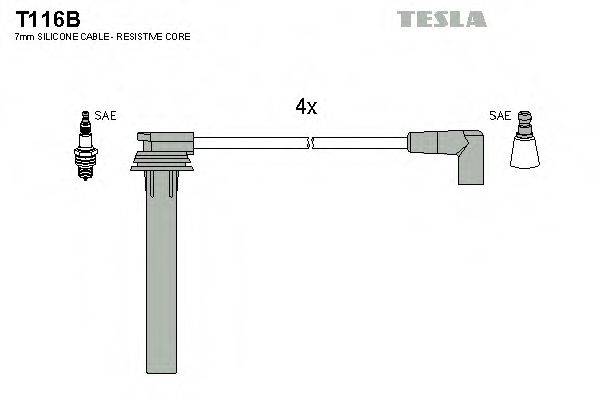 Провода зажигания TESLA T116B
