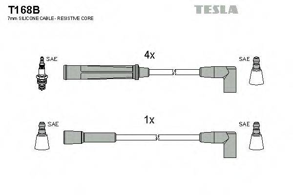 TESLA T168B Провода зажигания