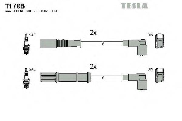 Провода зажигания TESLA T178B