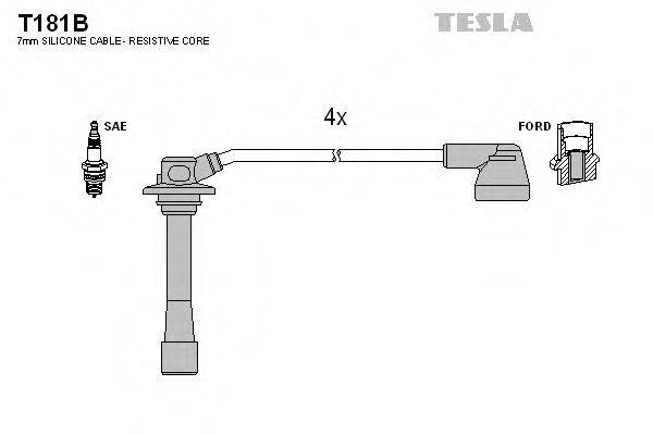 Провода зажигания TESLA T181B