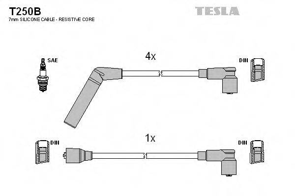 Провода зажигания TESLA T250B