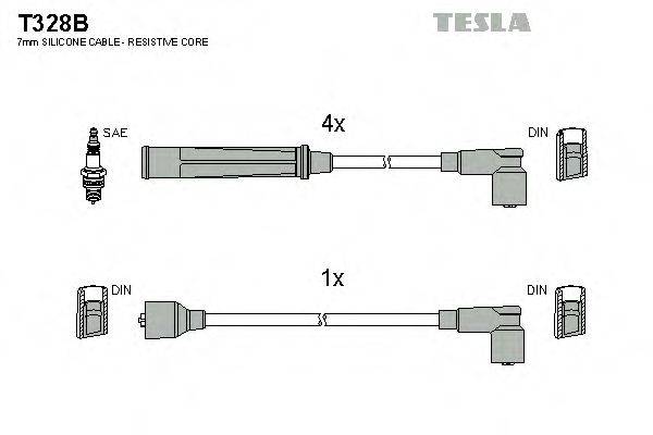 Провода зажигания TESLA T328B