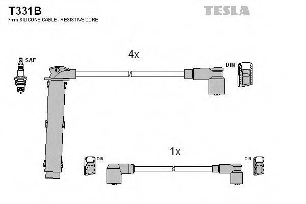 Провода зажигания TESLA T331B