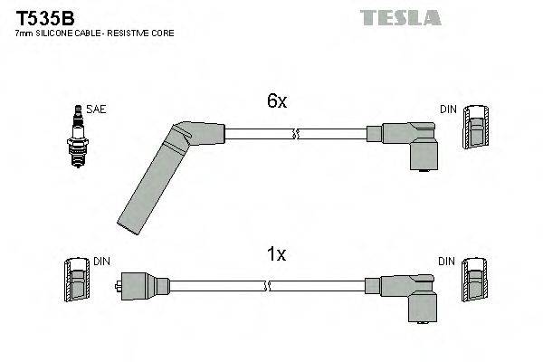 Провода зажигания TESLA T535B