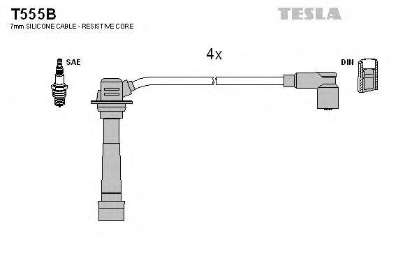 Провода зажигания TESLA T555B