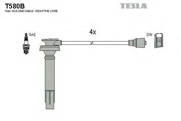 Провода зажигания TESLA T580B