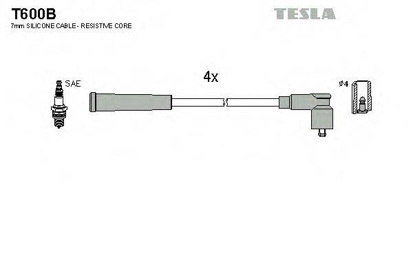 Провода зажигания TESLA T600B