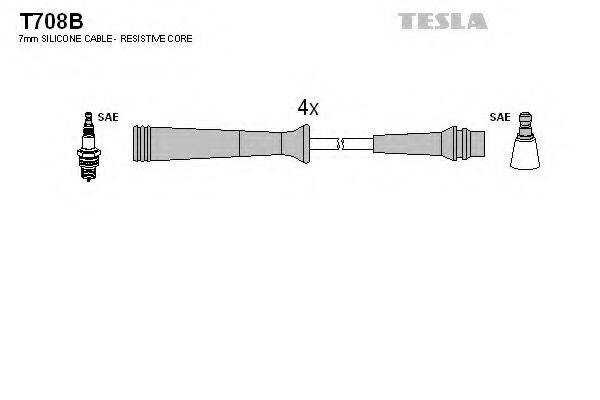 Провода зажигания TESLA T708B