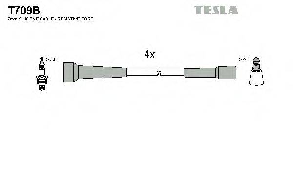 Провода зажигания TESLA T709B