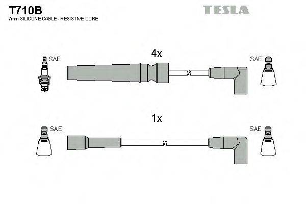 Провода зажигания TESLA T710B