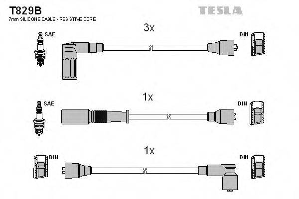 Провода зажигания TESLA T829B