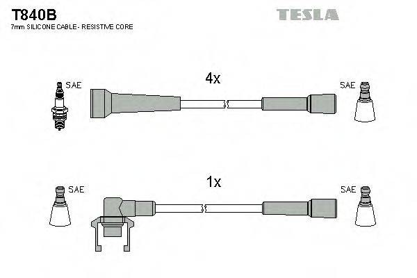 Провода зажигания TESLA T840B
