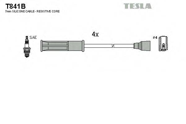 Провода зажигания TESLA T841B