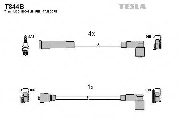 Провода зажигания TESLA T844B