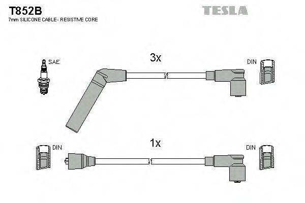 Провода зажигания TESLA T852B