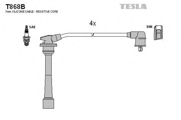 Провода зажигания TESLA T868B
