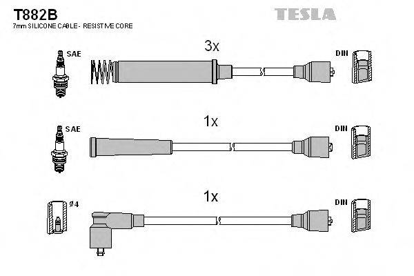 Провода зажигания TESLA T882B