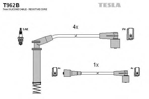 Провода зажигания TESLA T962B