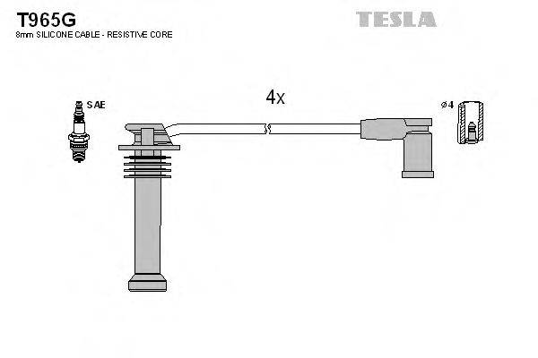 Провода зажигания TESLA T965G