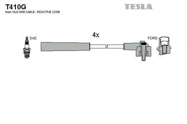 Провода зажигания TESLA T410G