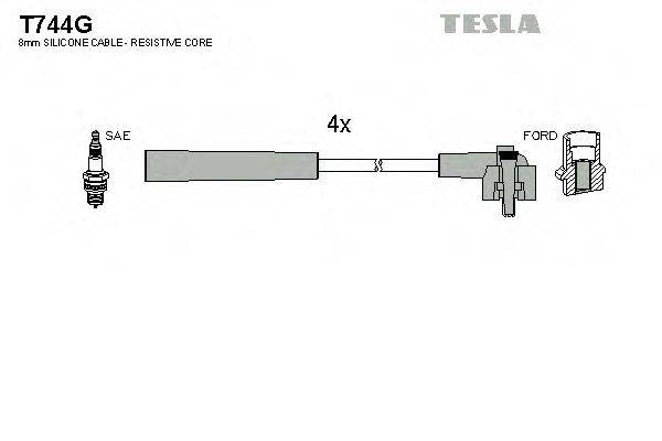 Провода зажигания TESLA T744G