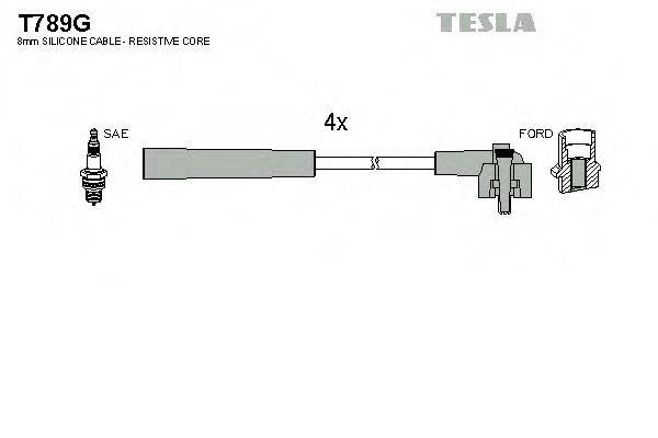Провода зажигания TESLA T789G