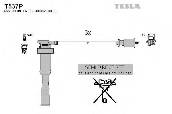 Провода зажигания TESLA T537P