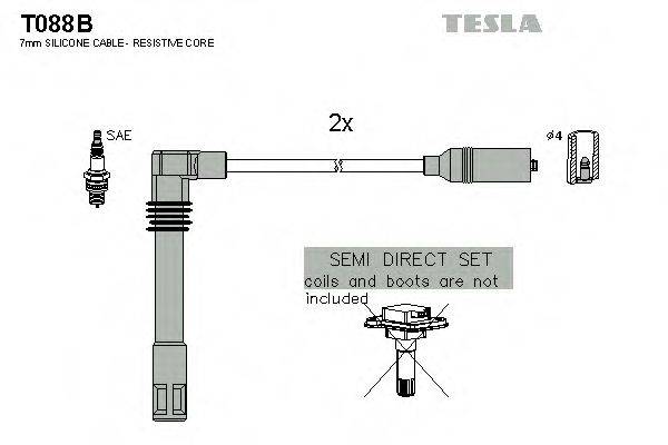 Провода зажигания TESLA T088B