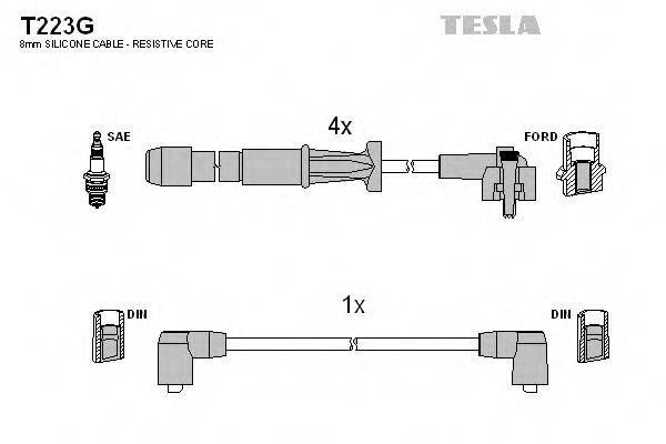 Провода зажигания TESLA T223G
