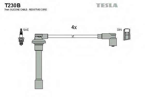 Провода зажигания TESLA T230B