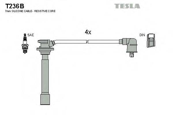 Провода зажигания TESLA T236B
