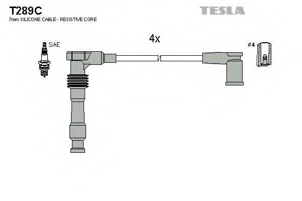 Провода зажигания TESLA T289C