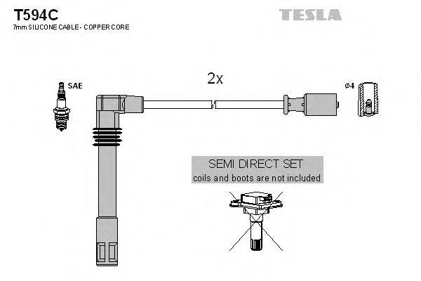 Провода зажигания TESLA T594C