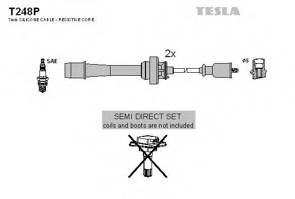 Провода зажигания TESLA T248P