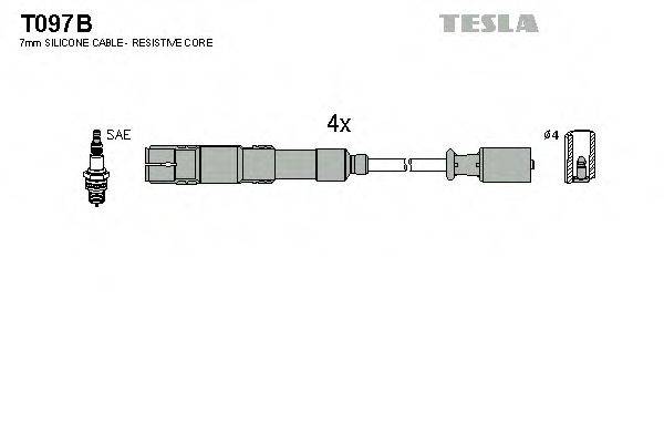 Провода зажигания TESLA T097B