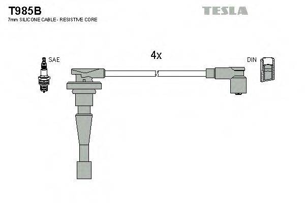 Провода зажигания TESLA T985B