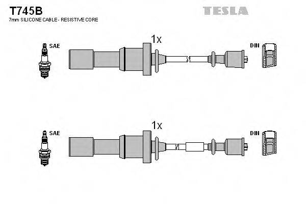 Провода зажигания TESLA T745B
